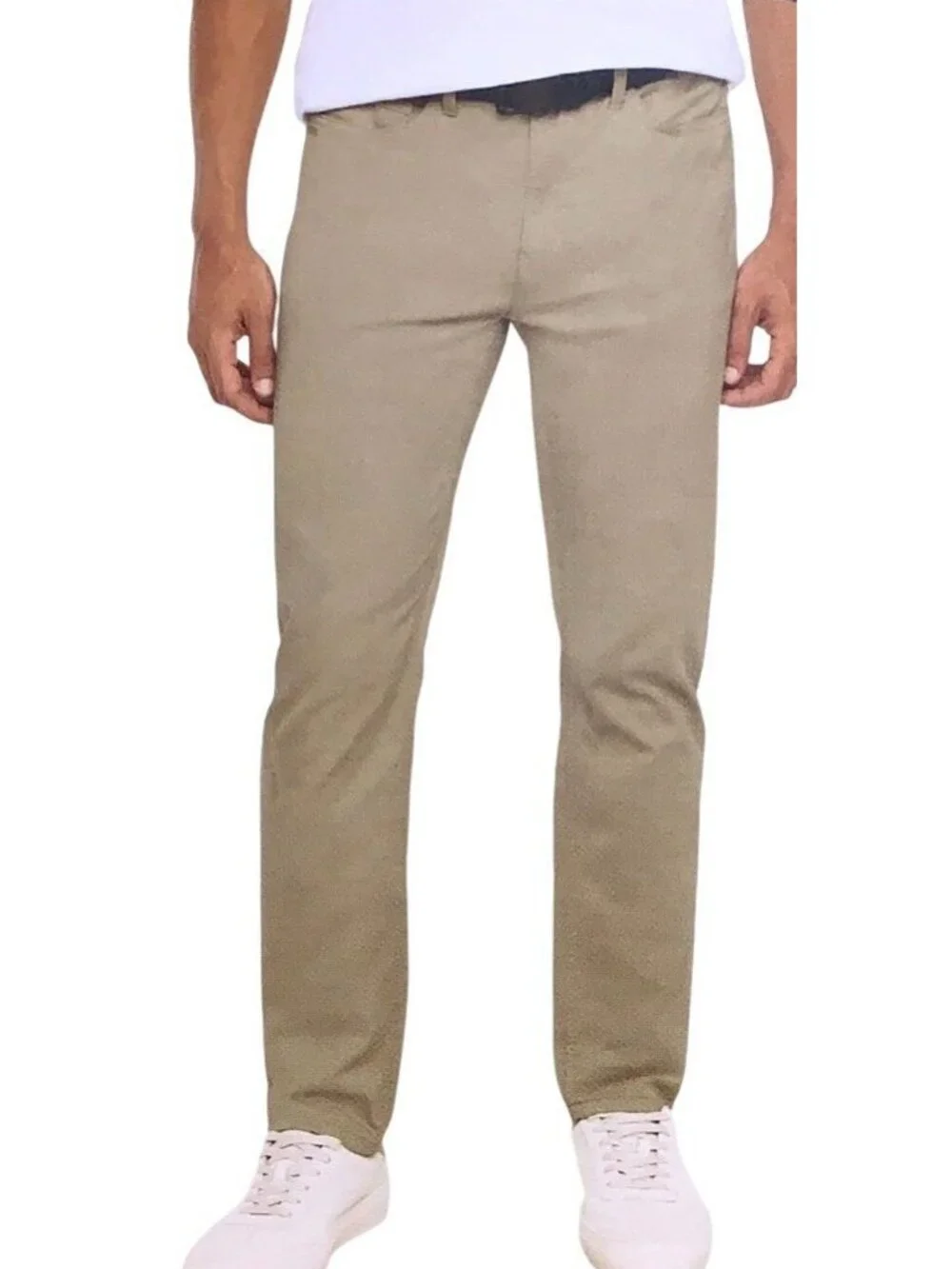 NWT Banana Republic 5 Pocket Men's 34x32 Beige Slim Fit Chino Pants